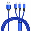PremiumCord kabel USB 3v1 - USB-C / micro USB / Lightning...